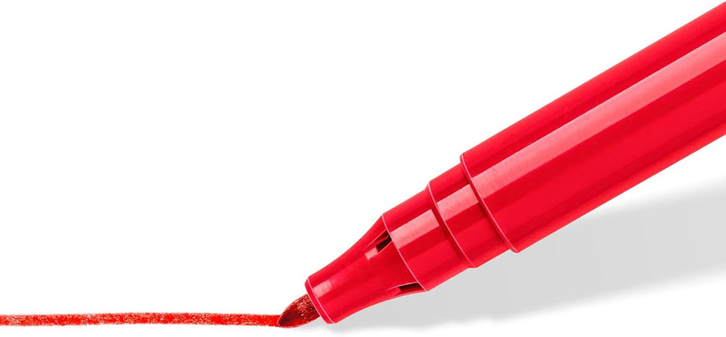 STAEDTLER Noris 326 – Rotuladores Punta de Fibra, Caja de 10 Colores