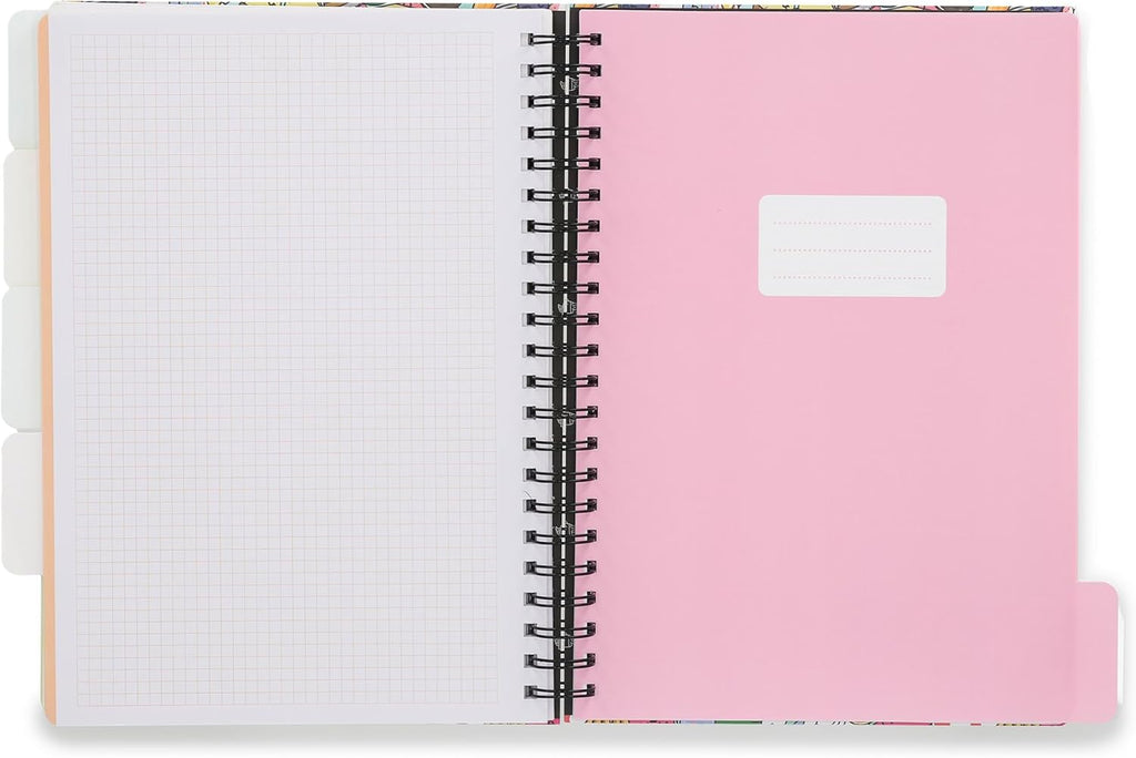 Mr. Wonderful Cuaderno A5 con Separadores | Tapa Dura | 160 Hojas Cuadriculadas | Personajes Wonder