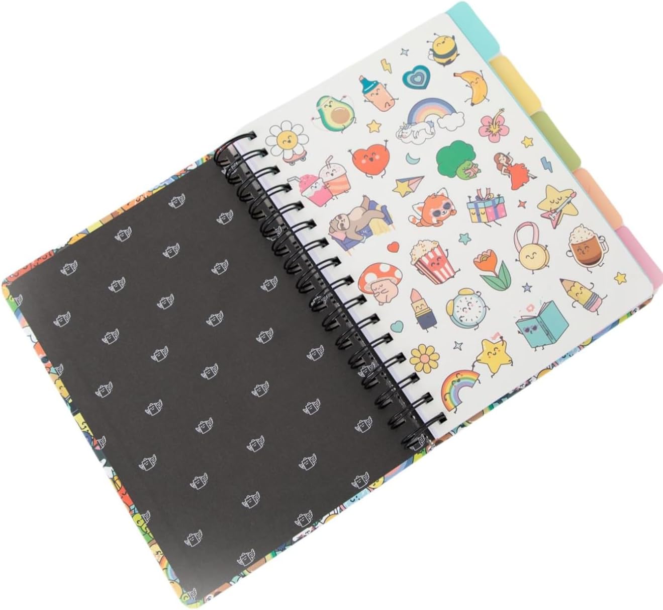 Mr. Wonderful Cuaderno A5 con Separadores | Tapa Dura | 160 Hojas Cuadriculadas | Personajes Wonder