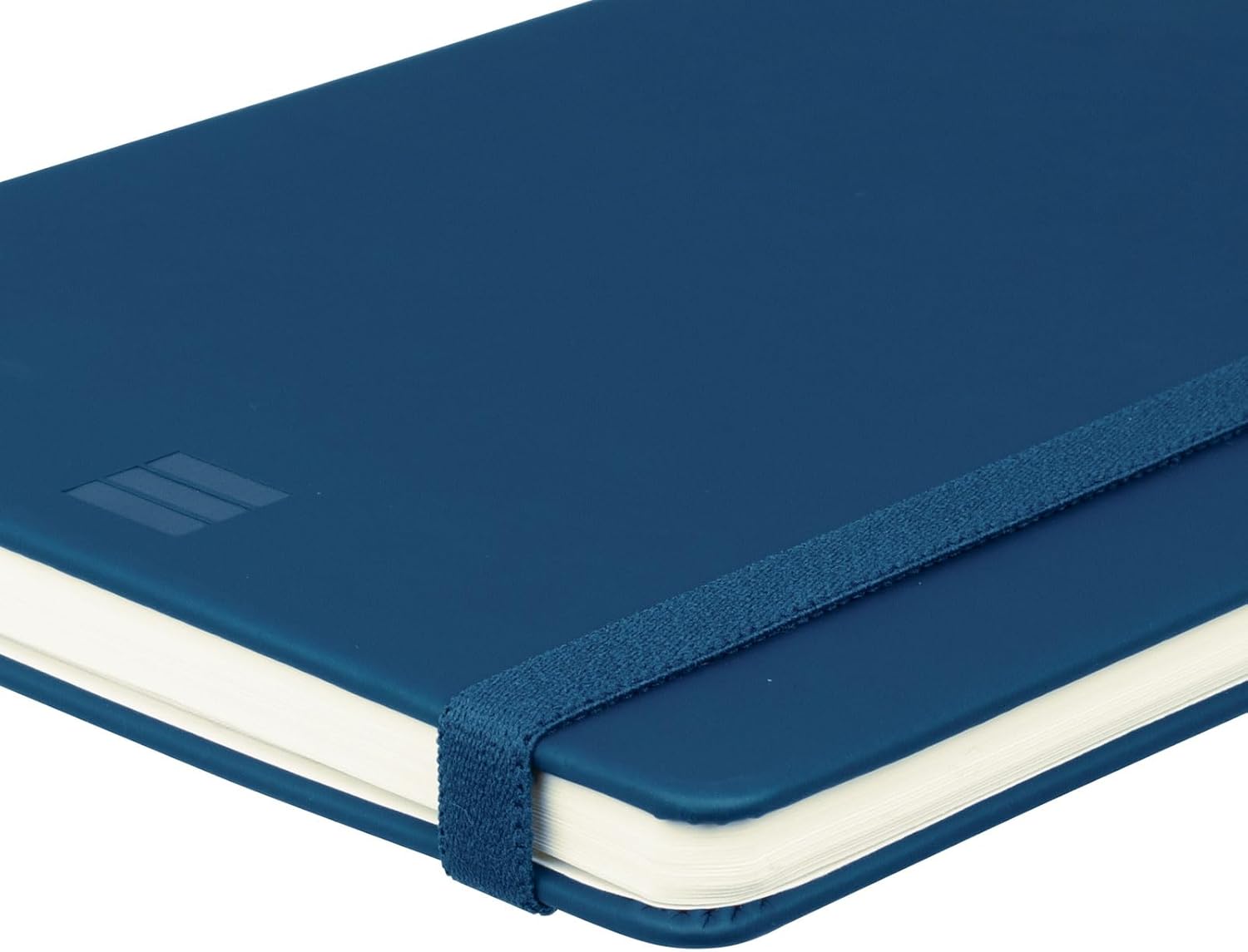 Finocam Nexo Cuaderno A5 Azul Marino | Tapa Dura | 72 Hojas Lisas Microperforadas | Bolsillo Interior y Portabolígrafo