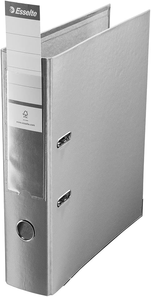 Archivador A4 Esselte Premium – Negro Mate 75 mm (Pack de 3 Unidades)