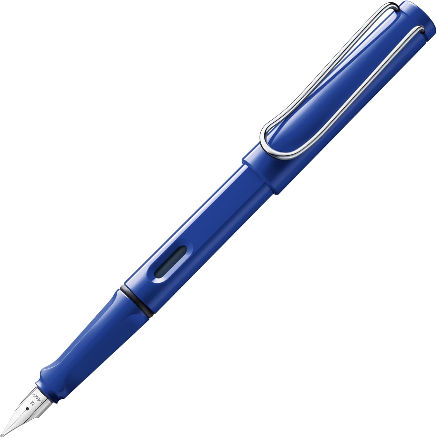 Lamy Safari Pluma Estilográfica Azul con Empuñadura Ergonómica – Punta Fina