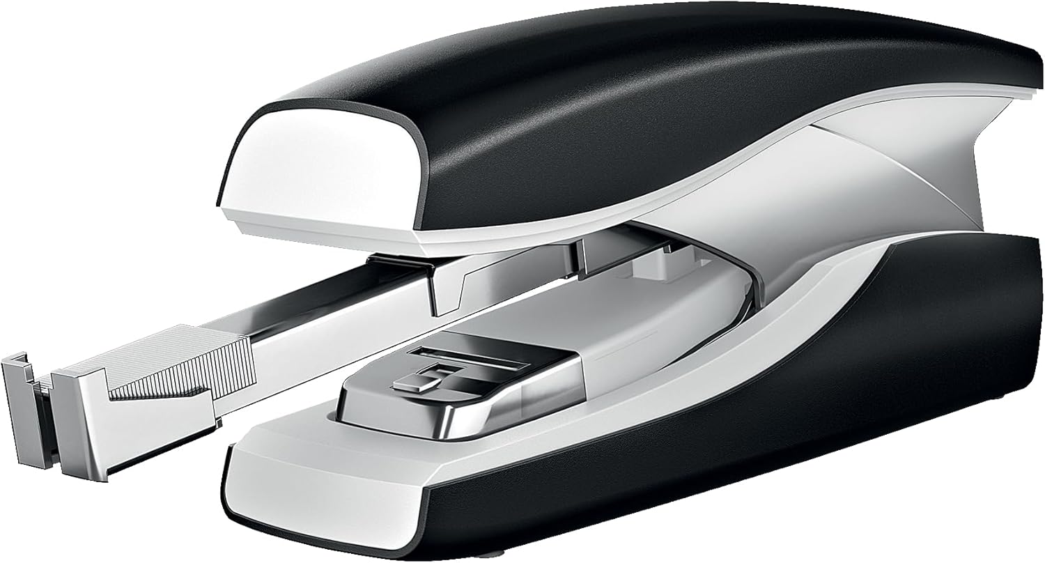 Grapadora Leitz Softpress NeXXt Serie 56030095 Metálica Negra – Potencia y precisión en cada grapa