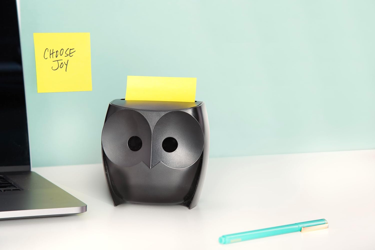 Post-it Z-Notes Dispensador Acrílico + 1 Taco Notas Adhesivas (76×76 mm) – 3M Original