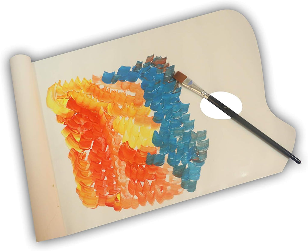 ARTME – Paleta Desechable de 36 Hojas 23x30,5 cm (50 g/m²) con Agujero para el Pulgar – Para Acrílico, Óleo y Acuarela
