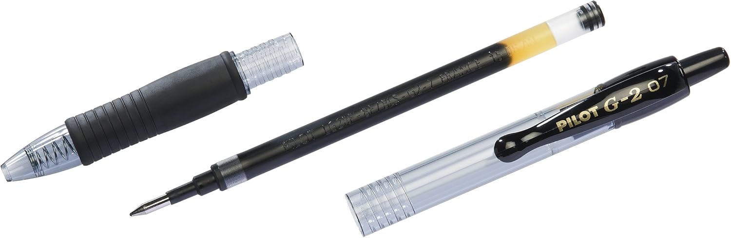 Parker IM Set de Regalo Doble con Bolígrafo y Pluma Estilográfica – Acabado Negro con Adornos Cromados + Cartucho y Recambio Azul – Estuche de Regalo