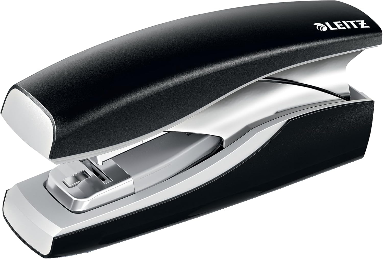 Grapadora Leitz Softpress NeXXt Serie 56030095 Metálica Negra – Potencia y precisión en cada grapa