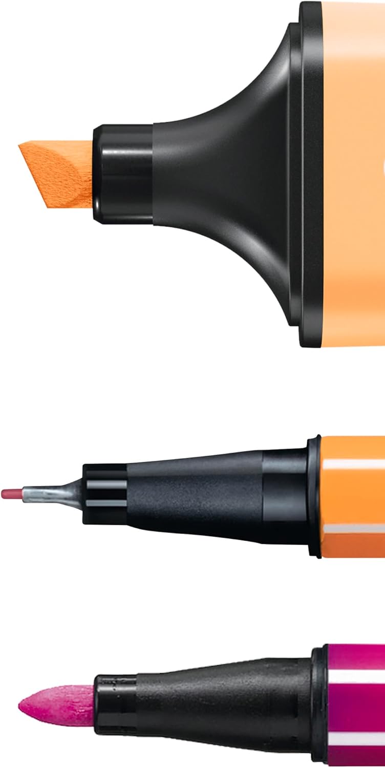 STABILO Estuche Pastellove Collection – 6 Pen 68 Mini + 6 Point 88 Mini + 6 Marcadores BOSS Mini Pastel