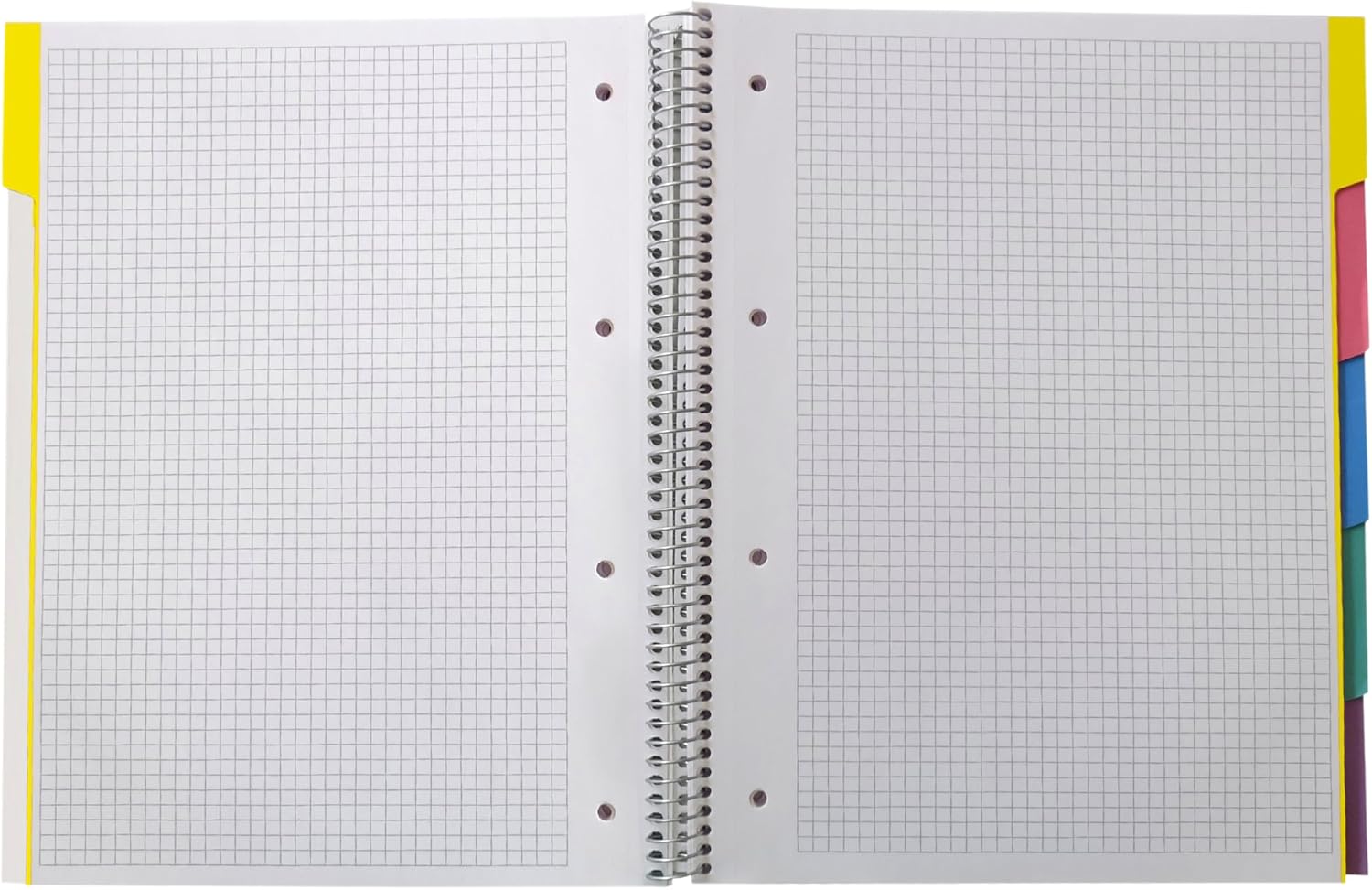 Oxford Black n’ Colours Pack 2 Cuadernos A4 | Tapa Extradura Negra | 80 Hojas Cuadriculadas 5x5 | Microperforado | Papel Optik Paper 90 g