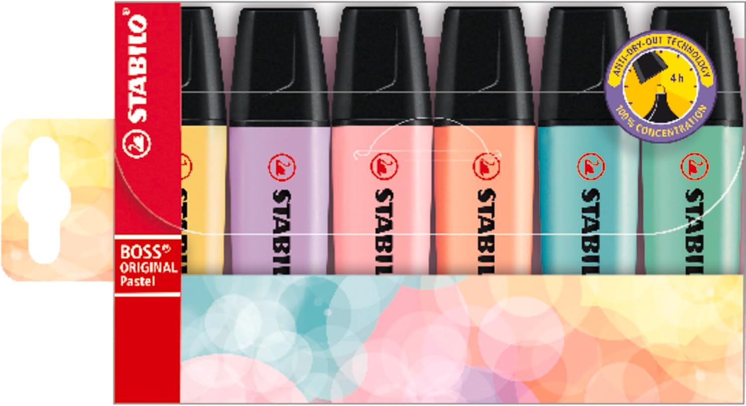 STABILO BOSS Original Pastel – Marcadores Estuche de 6 Colores  Descripción: