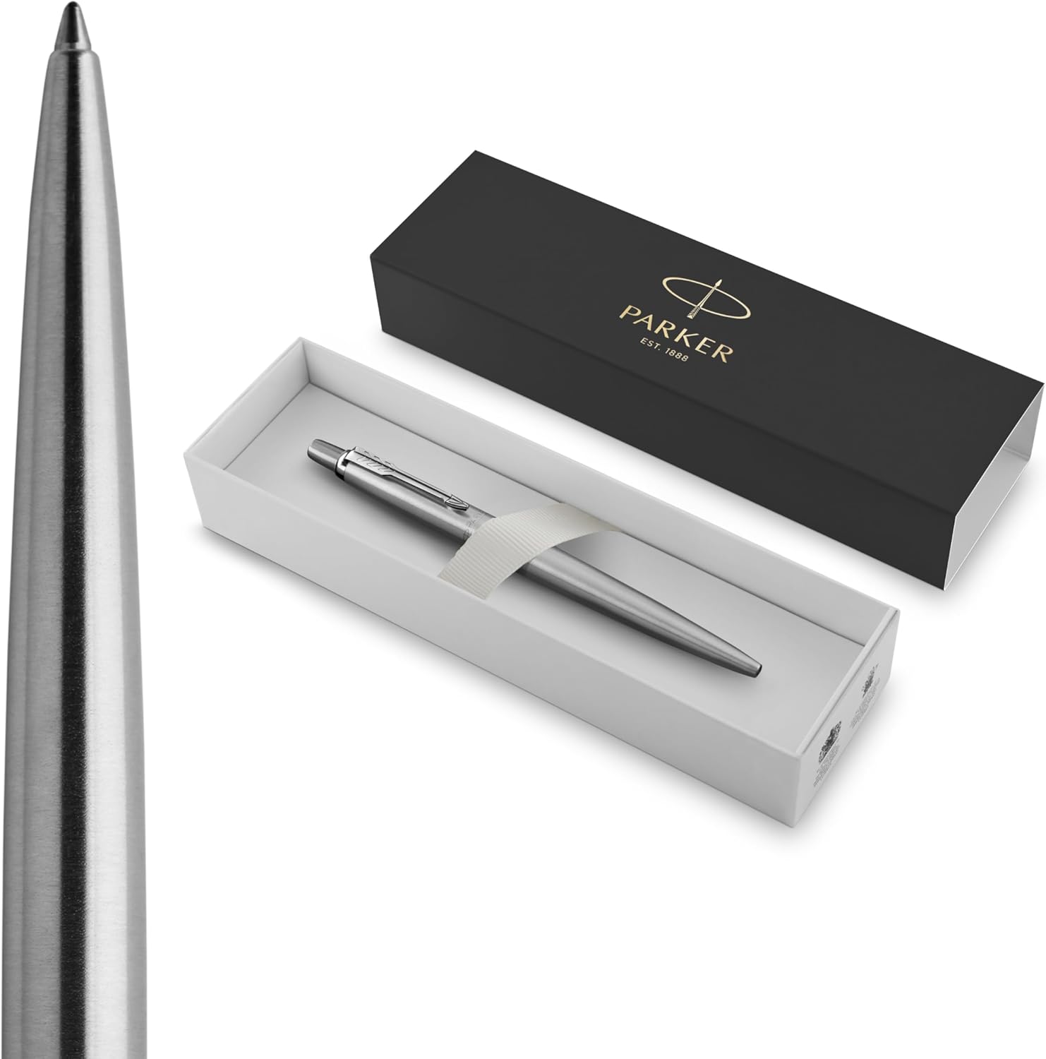 PARKER Jotter Stainless Steel – Bolígrafo Premium de Acero Inoxidable