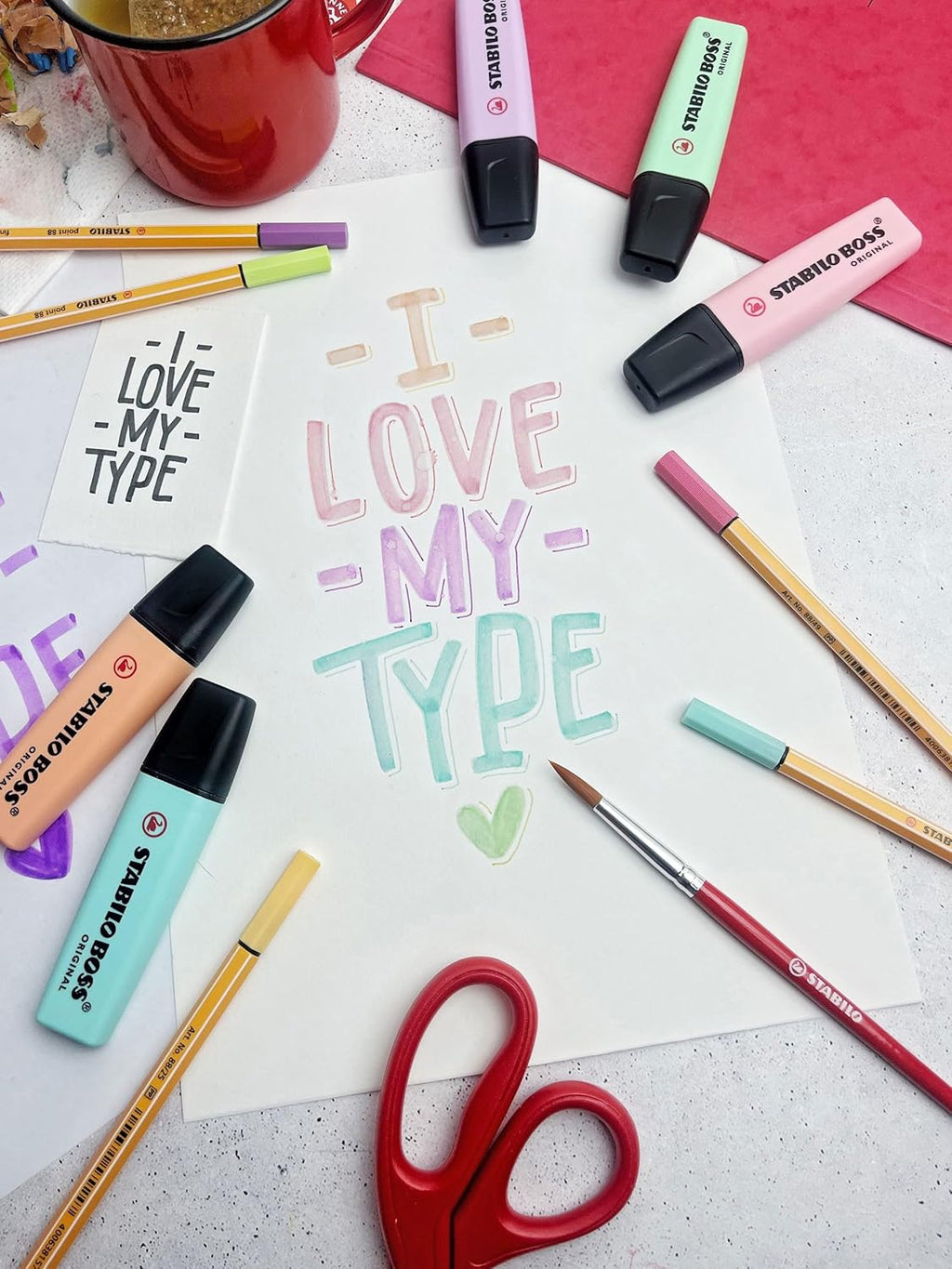 STABILO BOSS ORIGINAL ARTY – Set de 23 Colores (Pastel + Neón)