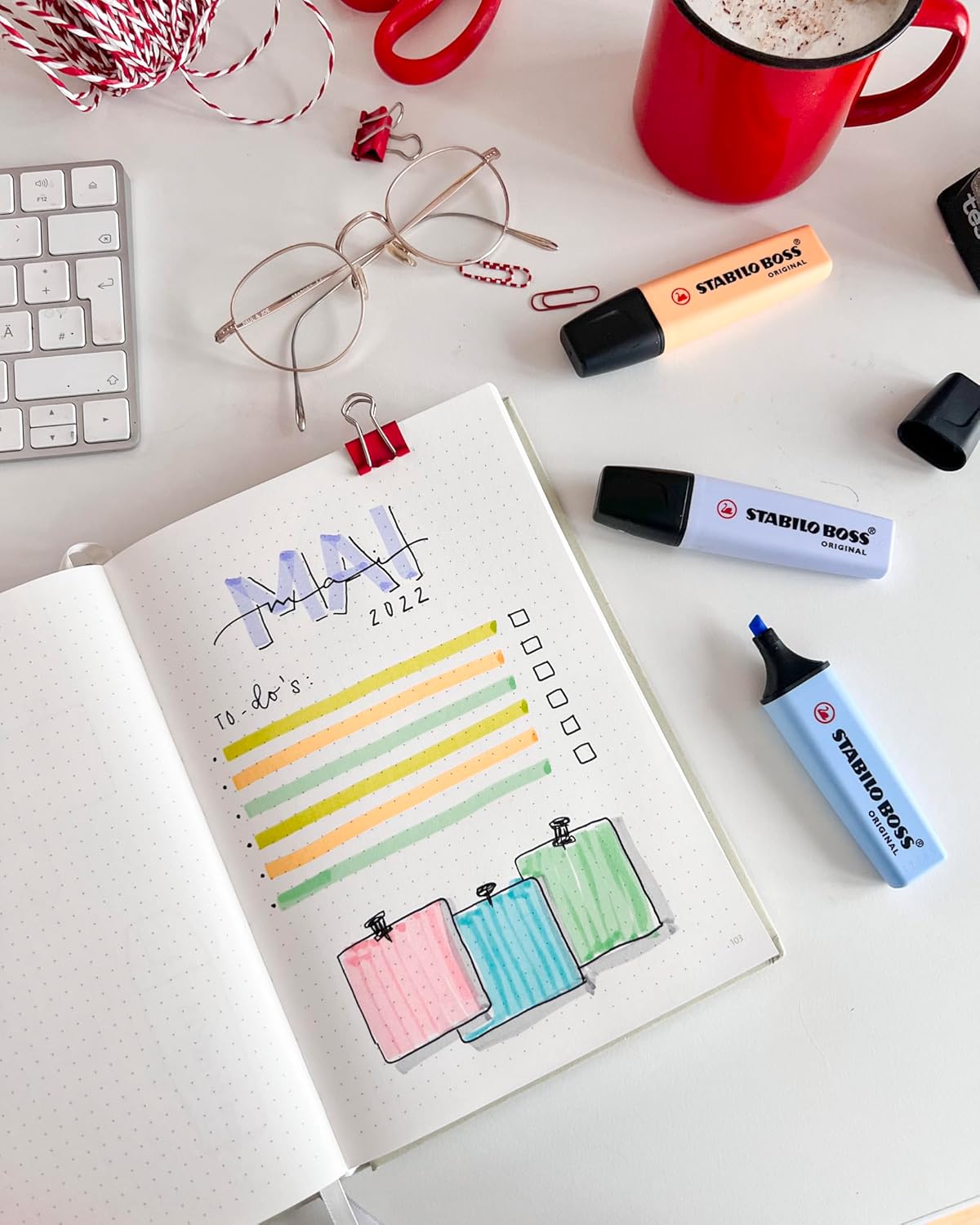 STABILO BOSS Original Pastel – Marcadores Estuche de 6 Colores  Descripción: