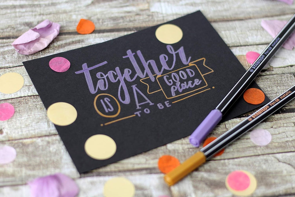 STABILO Pen 68 Metallic – Set de 8 Colores Metálicos