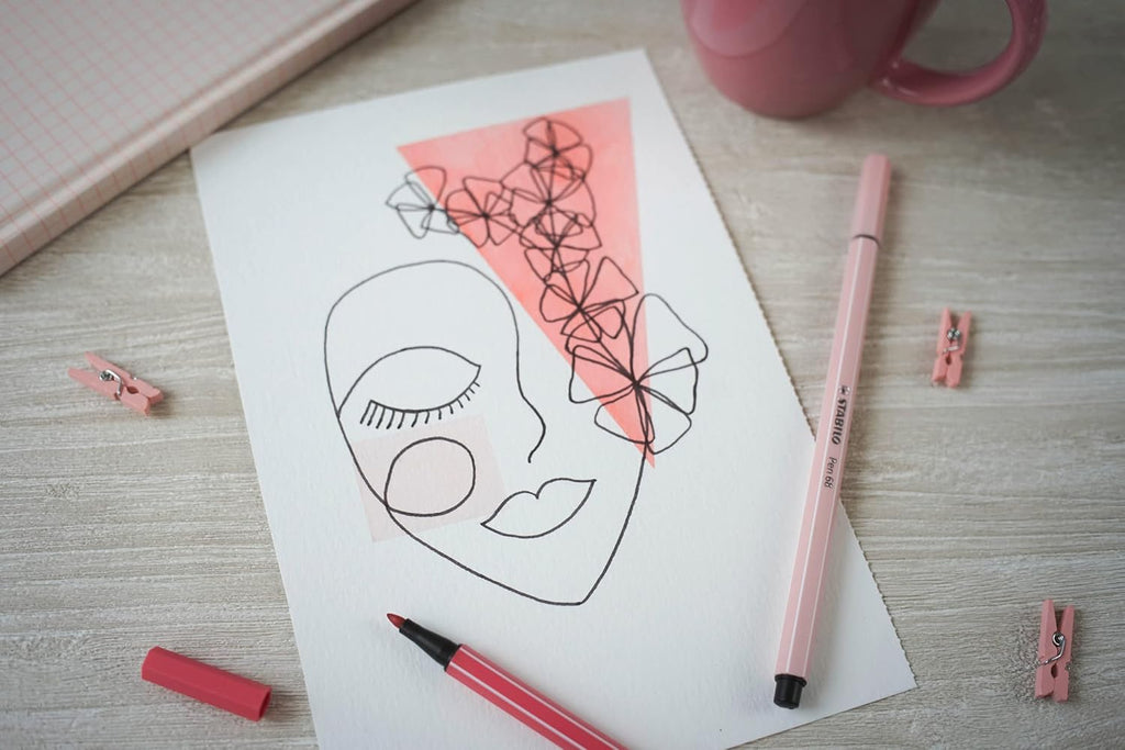 Rotulador Premium STABILO Pen 68 – Estuche PASTELlove 15 Colores