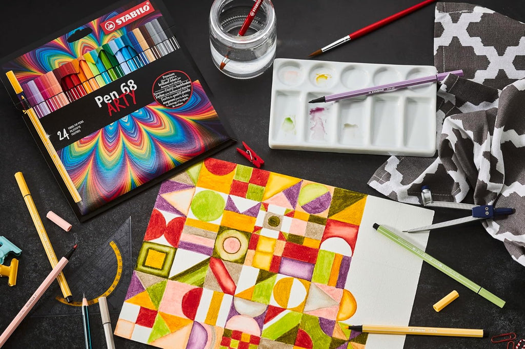 STABILO Pen 68 ARTY – Set de 50 Colores