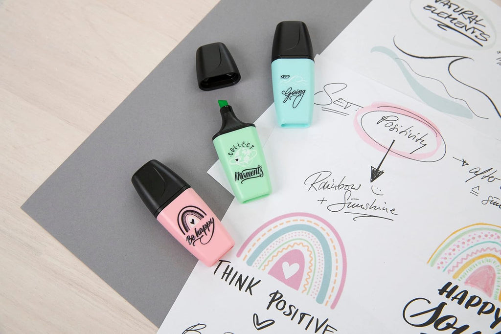 STABILO Estuche Pastellove Collection – 6 Pen 68 Mini + 6 Point 88 Mini + 6 Marcadores BOSS Mini Pastel