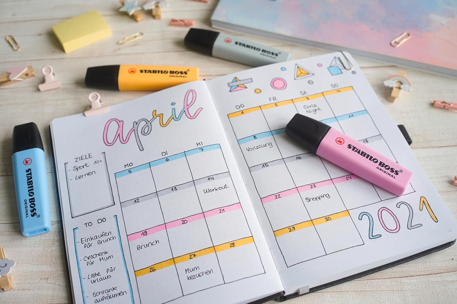 STABILO BOSS Original Pastel – Marcadores Estuche de 6 Colores  Descripción: