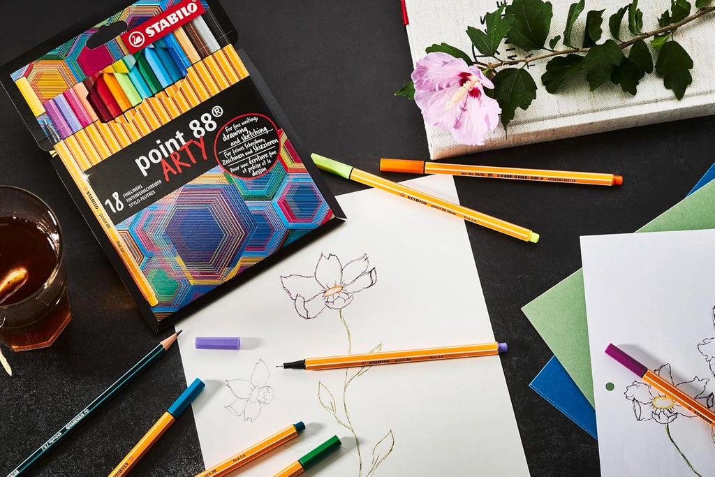 STABILO Point 88 ARTY – Set de 65 Colores